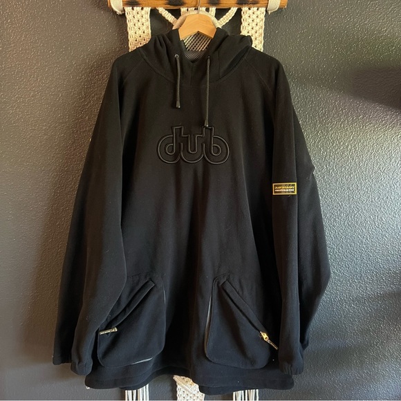 Other - DUB Brand Hoodie Mens 2XL Black Fleece Performance Wear
